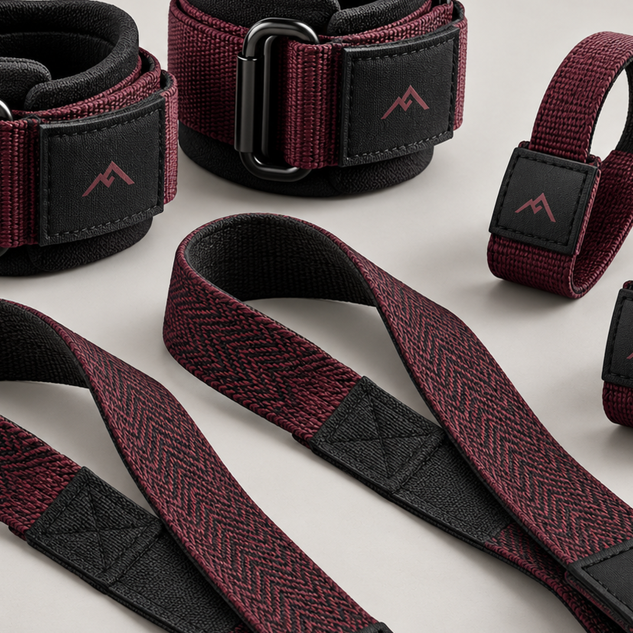 Close-up of the secure buckle and woven band.